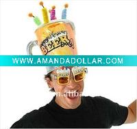 Wholesale Beer Birthday Candle Cake Party Hats MH-0293