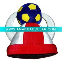 party hat,soccer hat,festival hat,funny hat