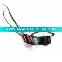 Wholesale party carnival fashion feather mini top hat/fascinator hats MH-0193