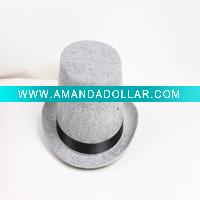 gray nonwoven party hat