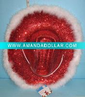 glitter feather hat christmas hat happy new year hat party hat
