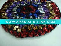 sequin hat
