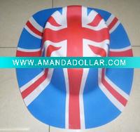 PVC England party hat