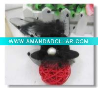 Wholesale fashion fascinator,feather mini top hat with hair clip,go with the formal dress or costume clothes
