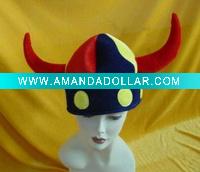 Wholesale funny 2 horns children party hat/carnival hat/clown hat