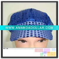 Wholesale blue shining party hat