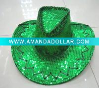 Wholesale BSH-0679 weave cowboy carnival party hat