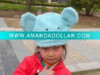 Wholesale plush rat shape hat,party hat