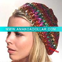 sequin hat (7-90)