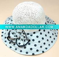 Wholesale fashion straw hat,ladies' straw hat