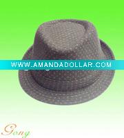 Wholesale Fashion nailhead Fedora Hat