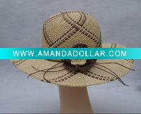 woven paper straw hats