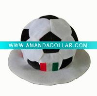 Wholesale carnival flashing party hat world cup with led light