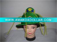 Wholesale New designed carvnial football fans hat with tentacles