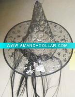 witch hat with wigs PHU-11530