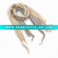 Wholesale 100% cotton scarf hat,soft scarf with spring/autumn long