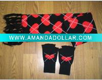 Wholesale 2011 newest club fan scarf and hat