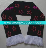 Wholesale fashion girl warm winter Jacquard Knit Scarf