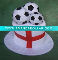 Wholesale 2011 fashion fans hats with three small balls