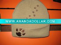 RIB KNITTED ACRYLIC HATS