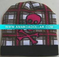 Wholesale 2011 fashion embroidery knitted beanie winter hat
