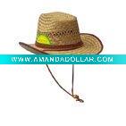 rush straw hat