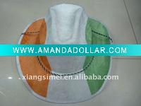 pleuche national flag hat