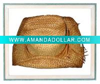 Wholesale fashion straw trilby cowboy hat