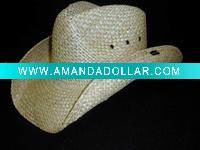 100% straw cowboy hat