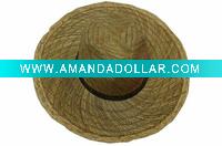Lady`s straw hat body for summer beach hat