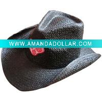 Cowboy Paper Straw hat 02