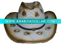 Mexican cowboy hats of twisted paper