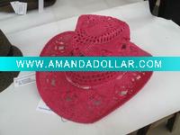 red paper cowboy hat