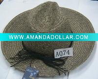 Wholesale brand name straw cowboy hat for men