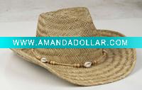 Wholesale Fashion straw handmade weave cowboy hat