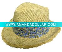 Wholesale Children cowboy hat of Paper straw