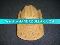 Wholesale cowboy hat paper cowboy hat cowgirl hat straw hat