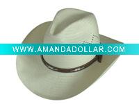 Paper straw handmade weave cowboy hat