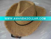 New design leather cowboy hat