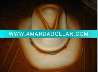 Wholesale Natural glitter cowboy hat for female