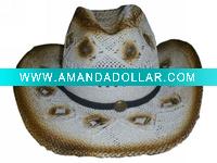 Wholesale Girls straw hats paper cowboy hat