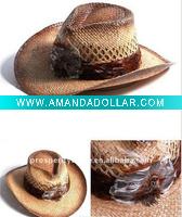 Wholesale Headhunter Natural Fiber Straw hat