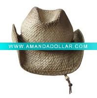 (CCB1004)Natural Straw Cowboy Hat For Children