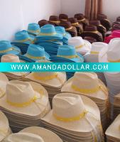Wholesale paper straw cowboy hat