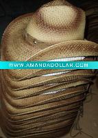 twisted paper cowboy hat