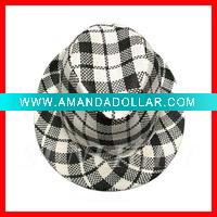 Fabric bucket hat,high hat,top hat