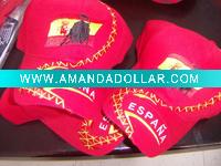 fashion sports club caps, spain bull caps, cotton sports caps