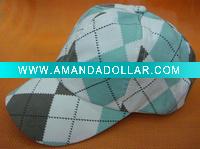 Checkered Sports Baseball Cap