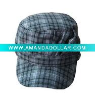 (C7034) Fashion Sports Cap With Checked Pattern For Ladies