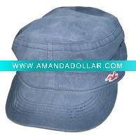 Wholesale (C7007B) Fashion Light Blue Cotton Sports Cap For Ladies